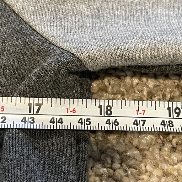 Weavers Girl Junior 90s Gray Blue Red Gold Black Stripe M Long Sleeve Tee USA - Picture 7 of 7